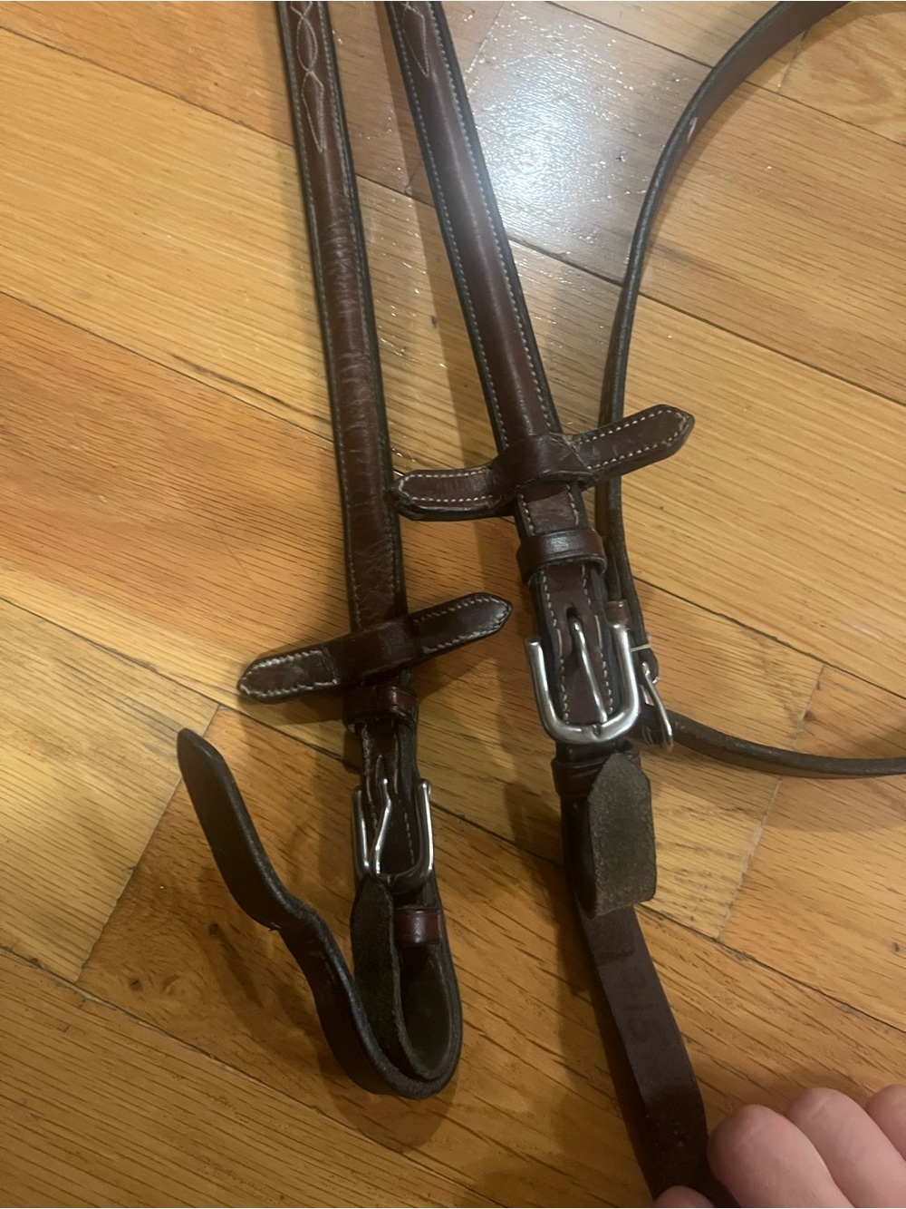 Nunn Finer Soft Grip Fancy Stitched Reins - Picture 3 of 6